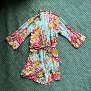 Floral Cover Up or Robe